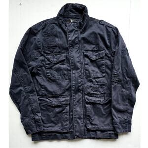 Jordan Craig Legacy Edition Jacket, Denim Distressed Jean, Streetwear, Mens Sz M